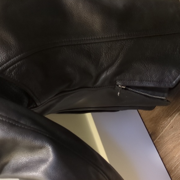 First Classics Women's Black Removable Lined Motorcycle Leather Jacket Size M - Picture 16 of 16